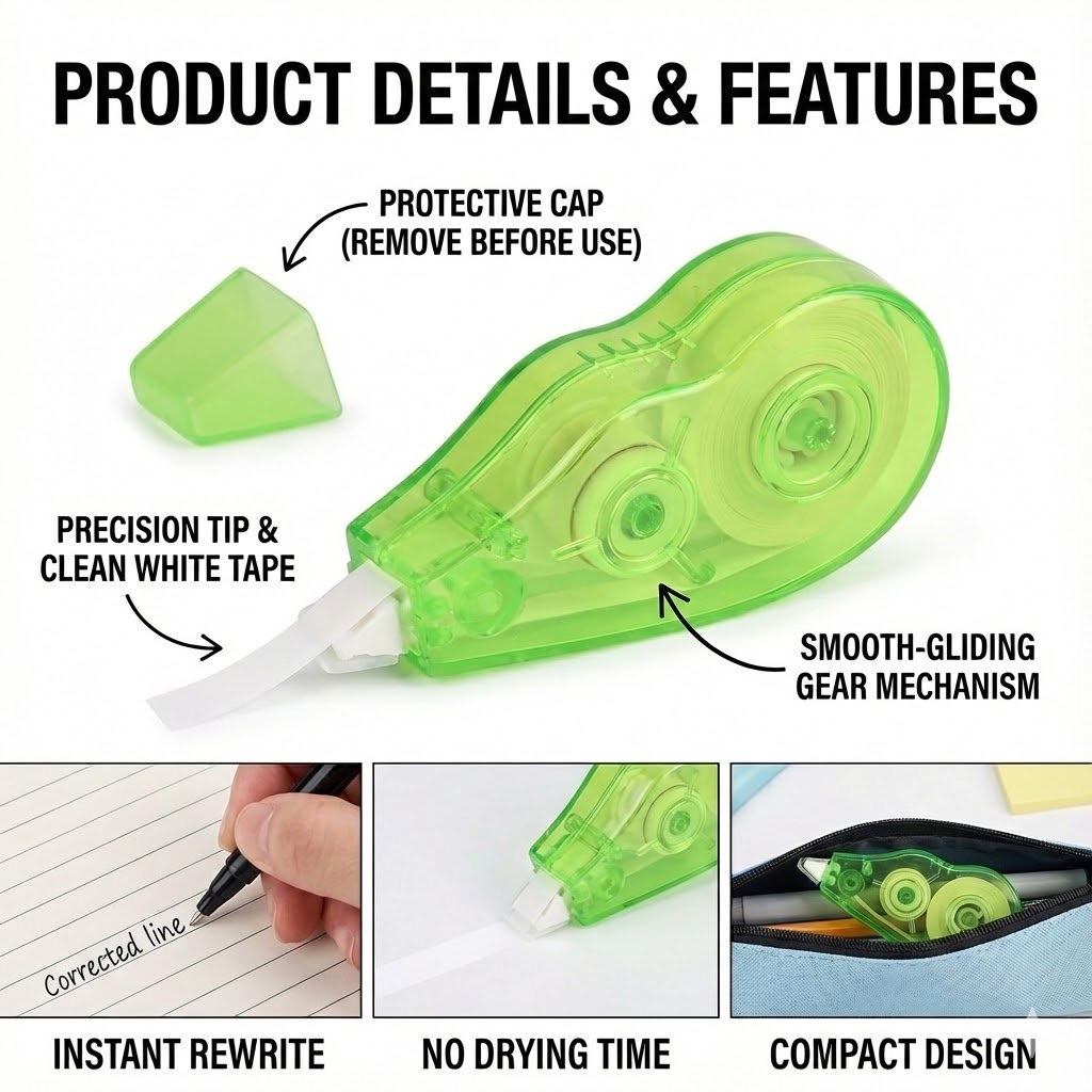 JH906 Correction tape 5mmX4M
