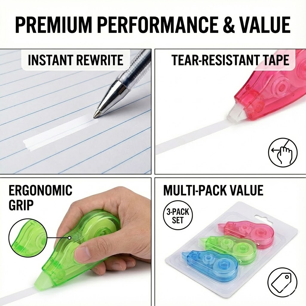 JH906 Correction tape 5mmX4M